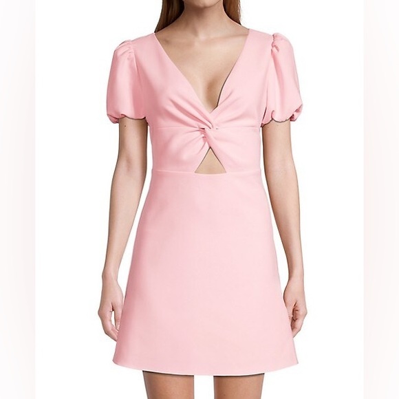 Likely Dresses & Skirts - NWT $328 Likely Ilana Dress Rose Shadow pink M 10 8 cut out knot
